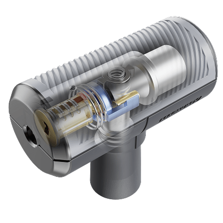 X2P Double Bolt locking mechanism