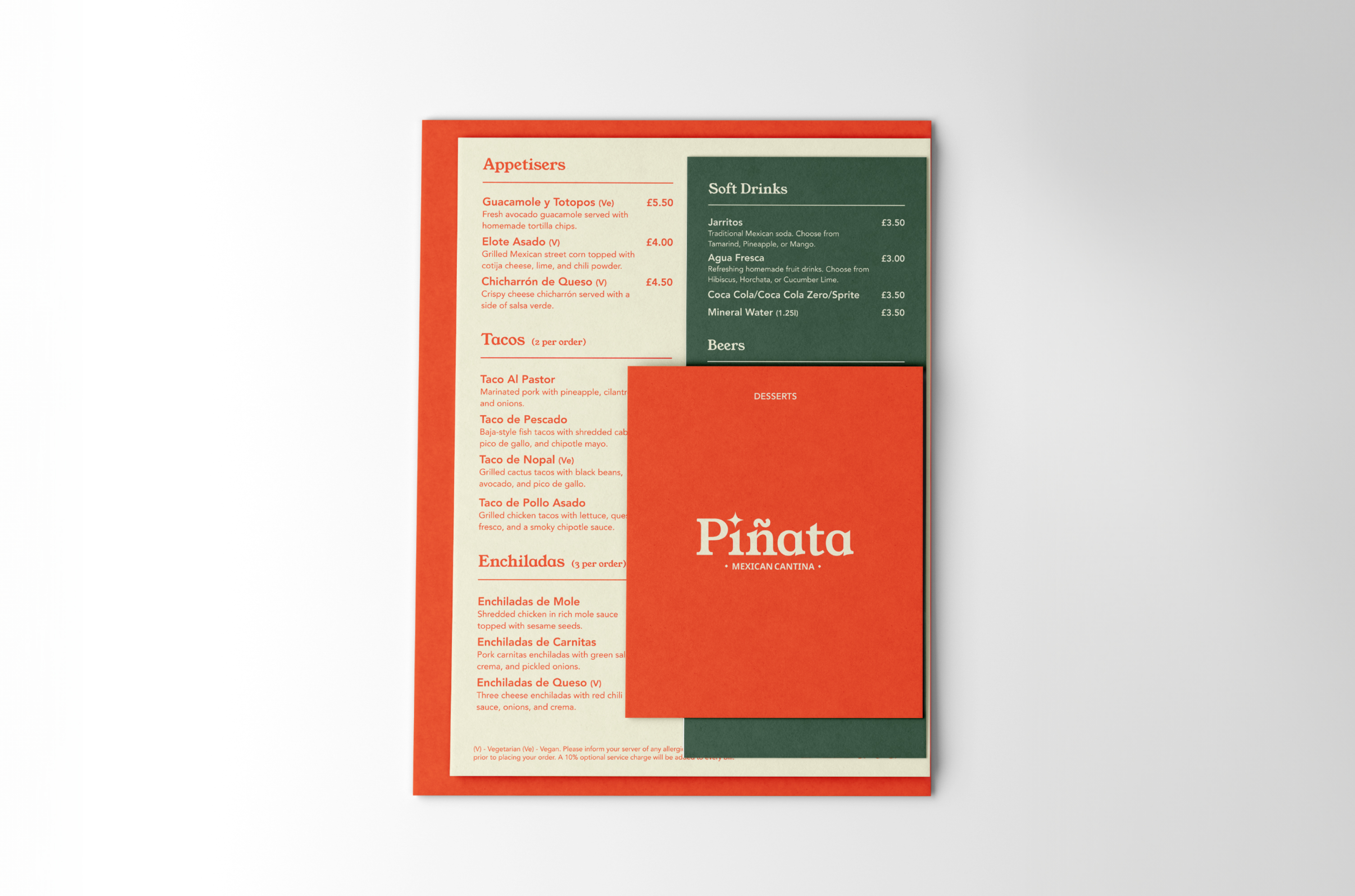 piñata menu
