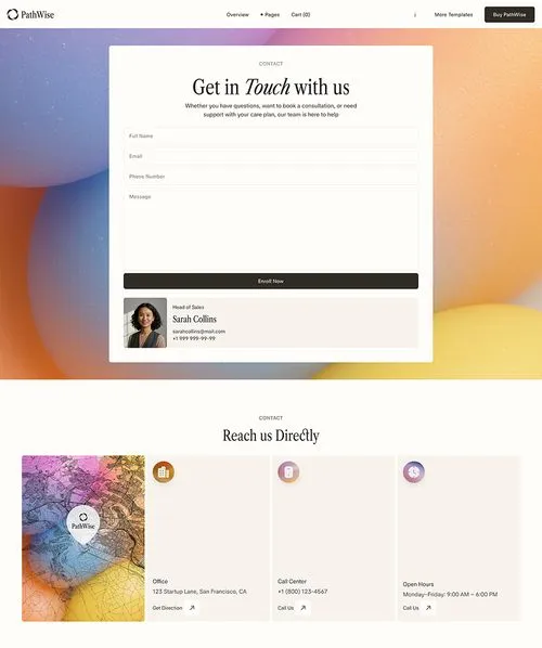 Schools Coaching Webflow template