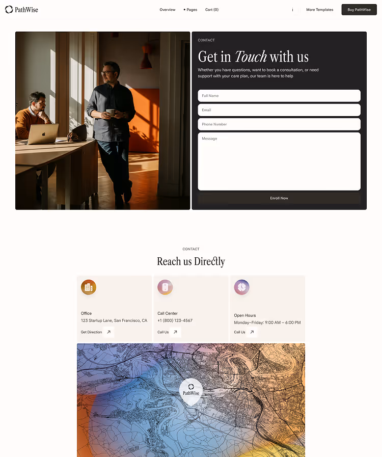 Schools Coaching Webflow template