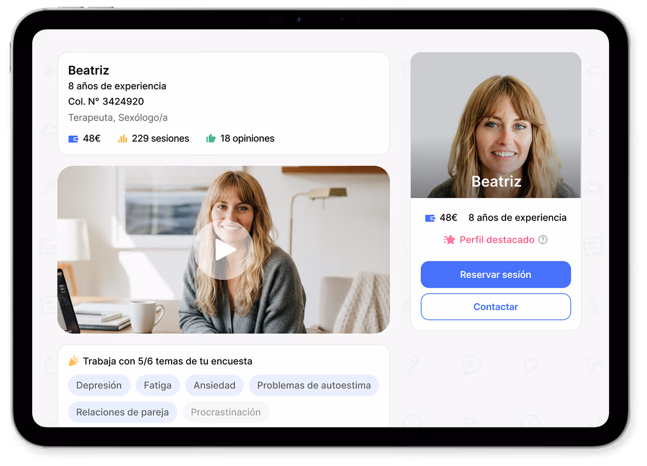 Psicólogos Online Verificados: Tú eliges, nosotros te guiamos 5