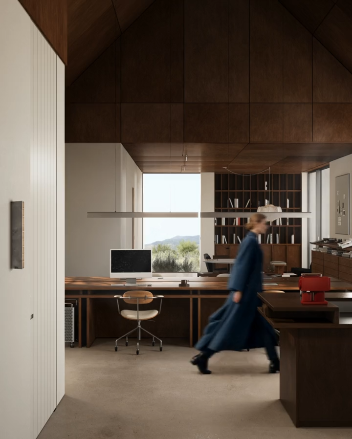 Residence Lumiere Home Office Interior Design