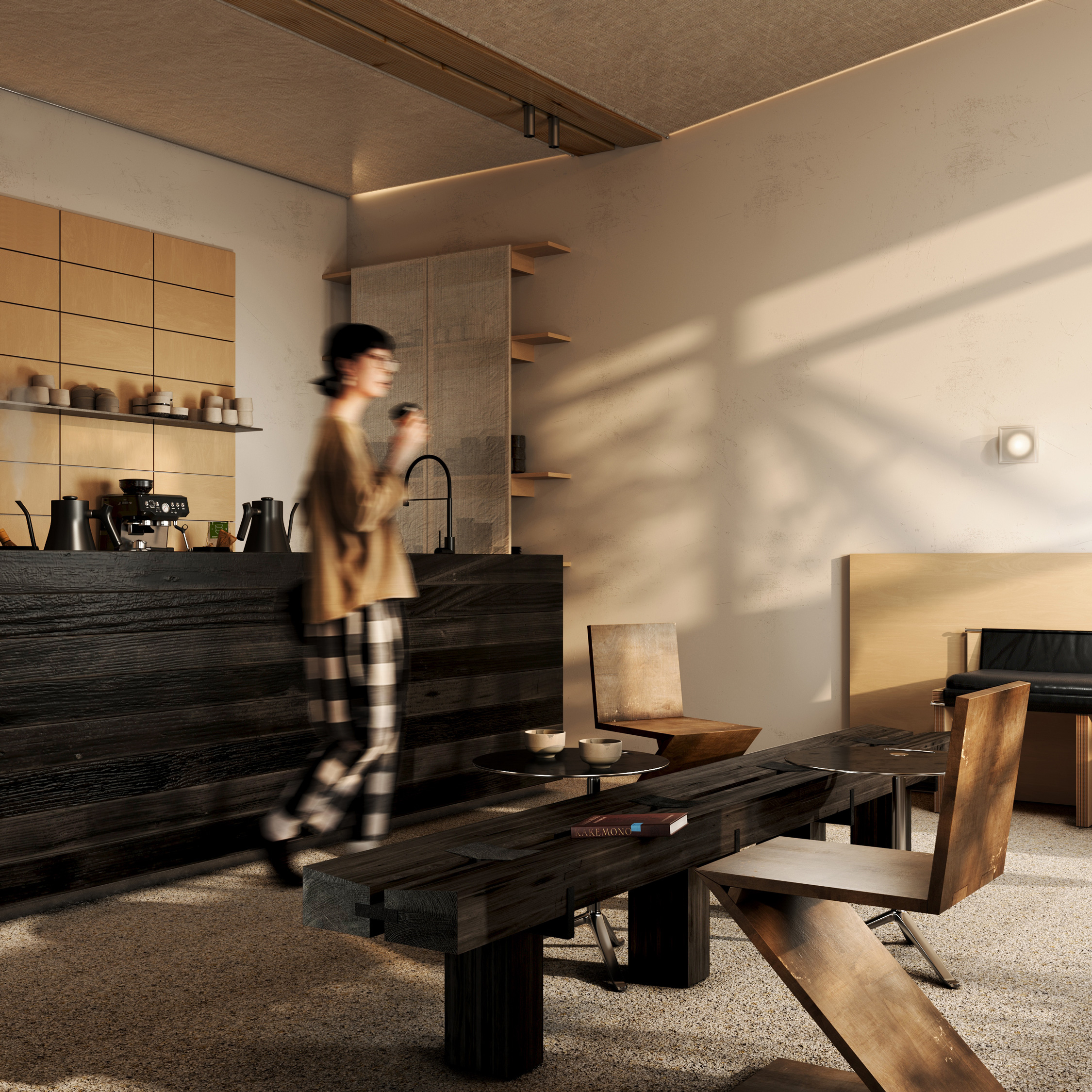 Kage Matcha Bar Interior Design