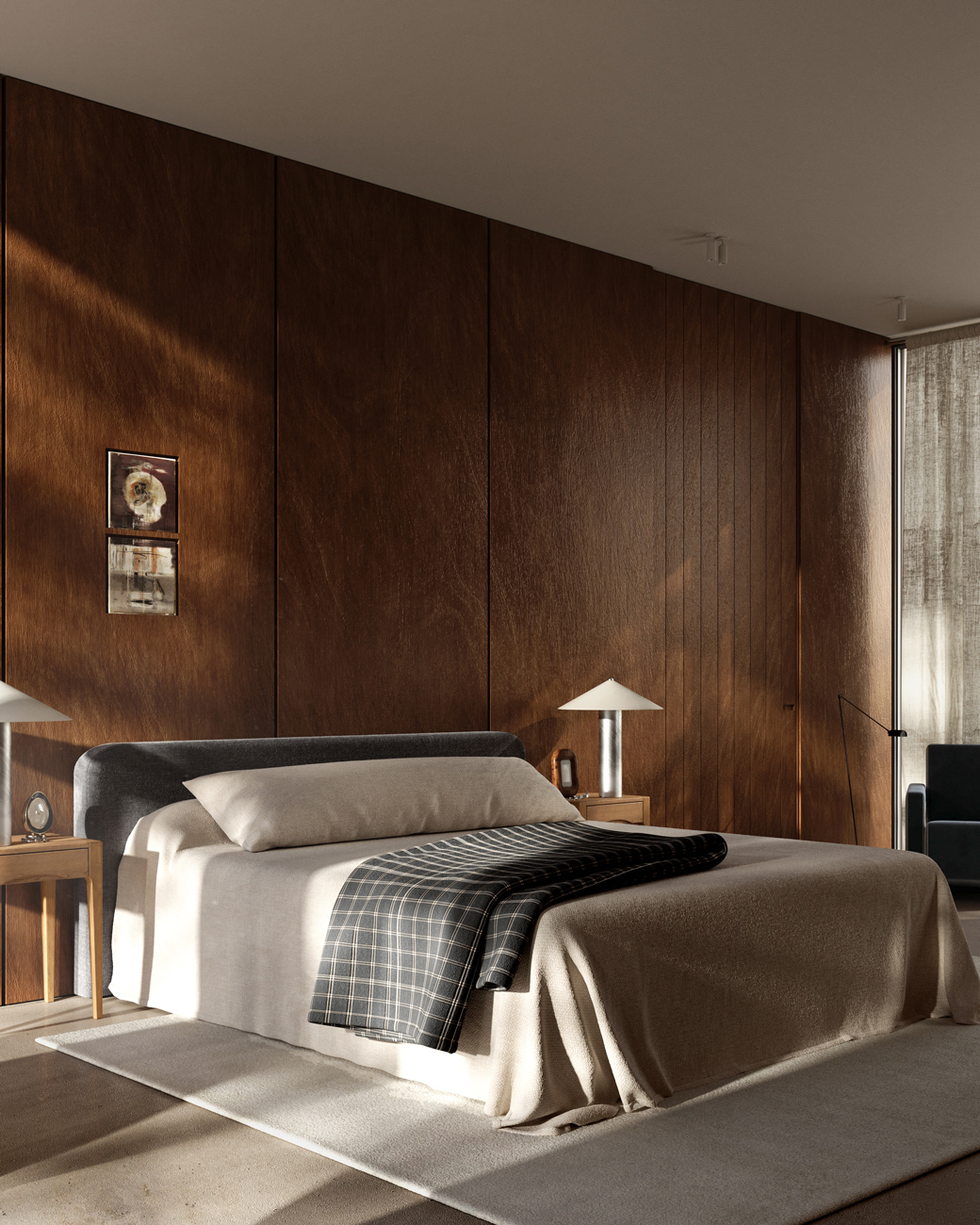 Residence Lumiere Master Bedroom Interior Design