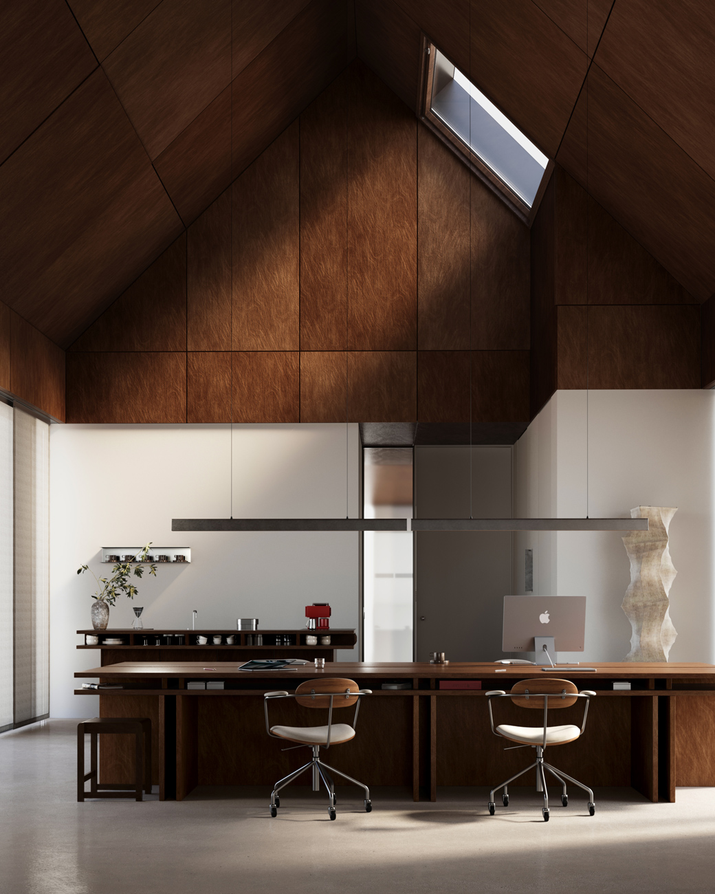 Residence Lumiere Home Office Interior Design Scene
