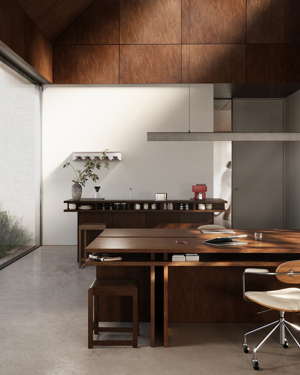 Residence Lumiere Home Office Interior Design Detail