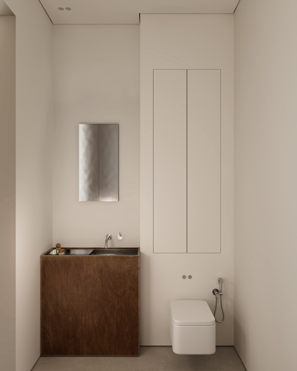 Tiny Apartment Interior Design Bathroom