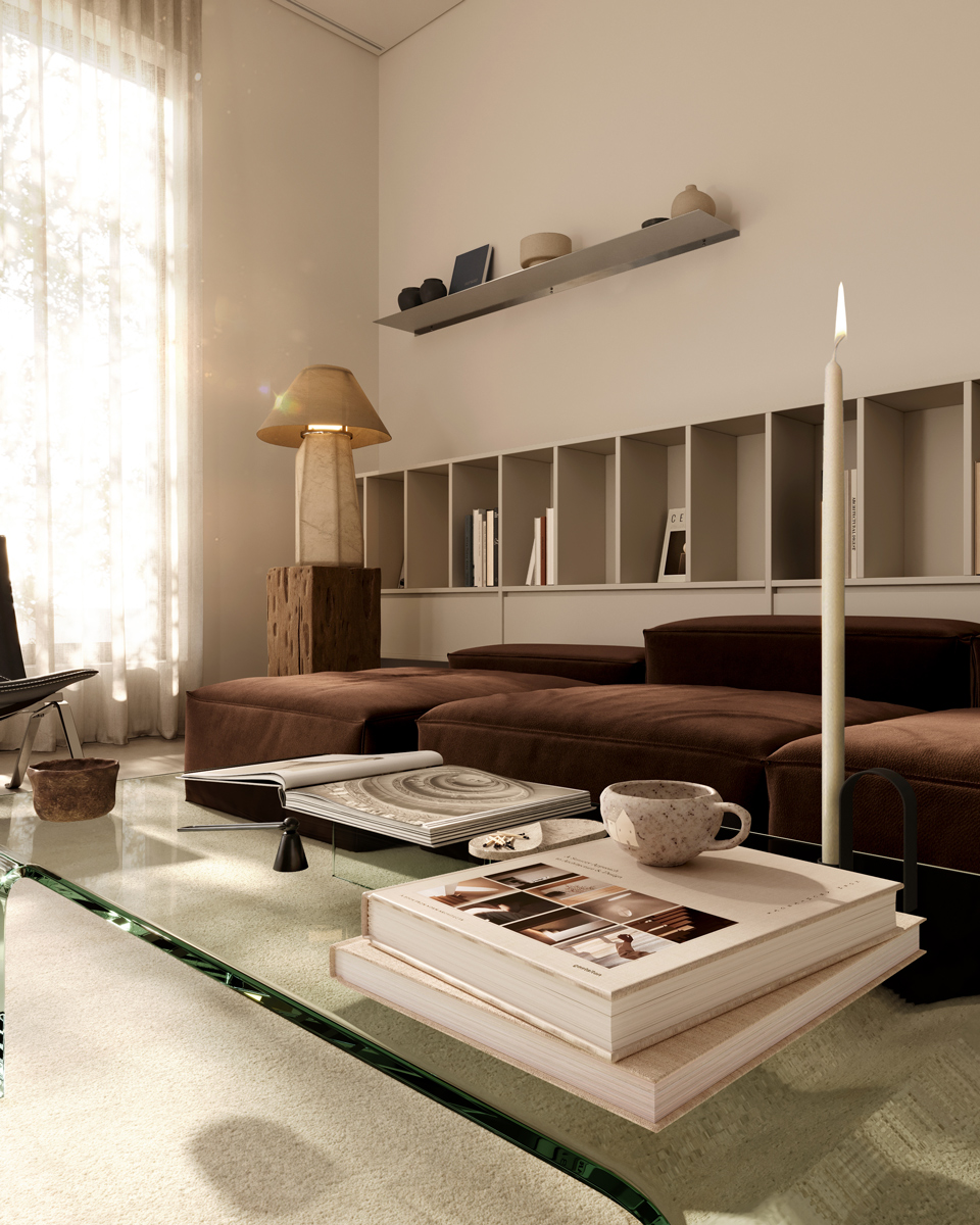Tiny Apartment Interior Design Living Area