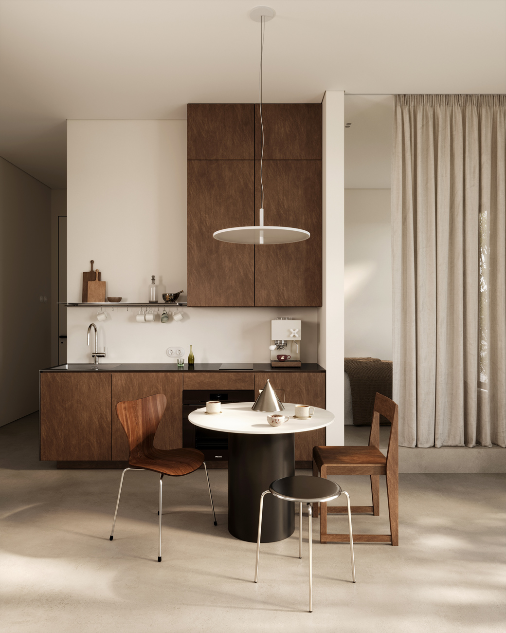 Tiny Apartment Interior Design Kitchen