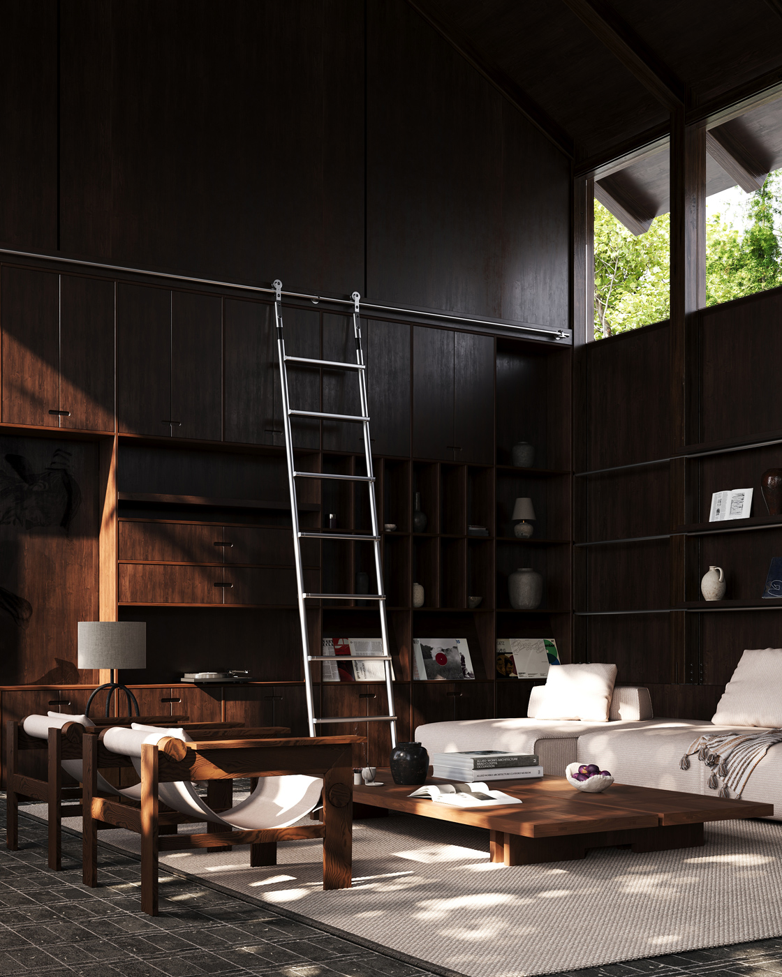 Oblik House Interior Design Living Area