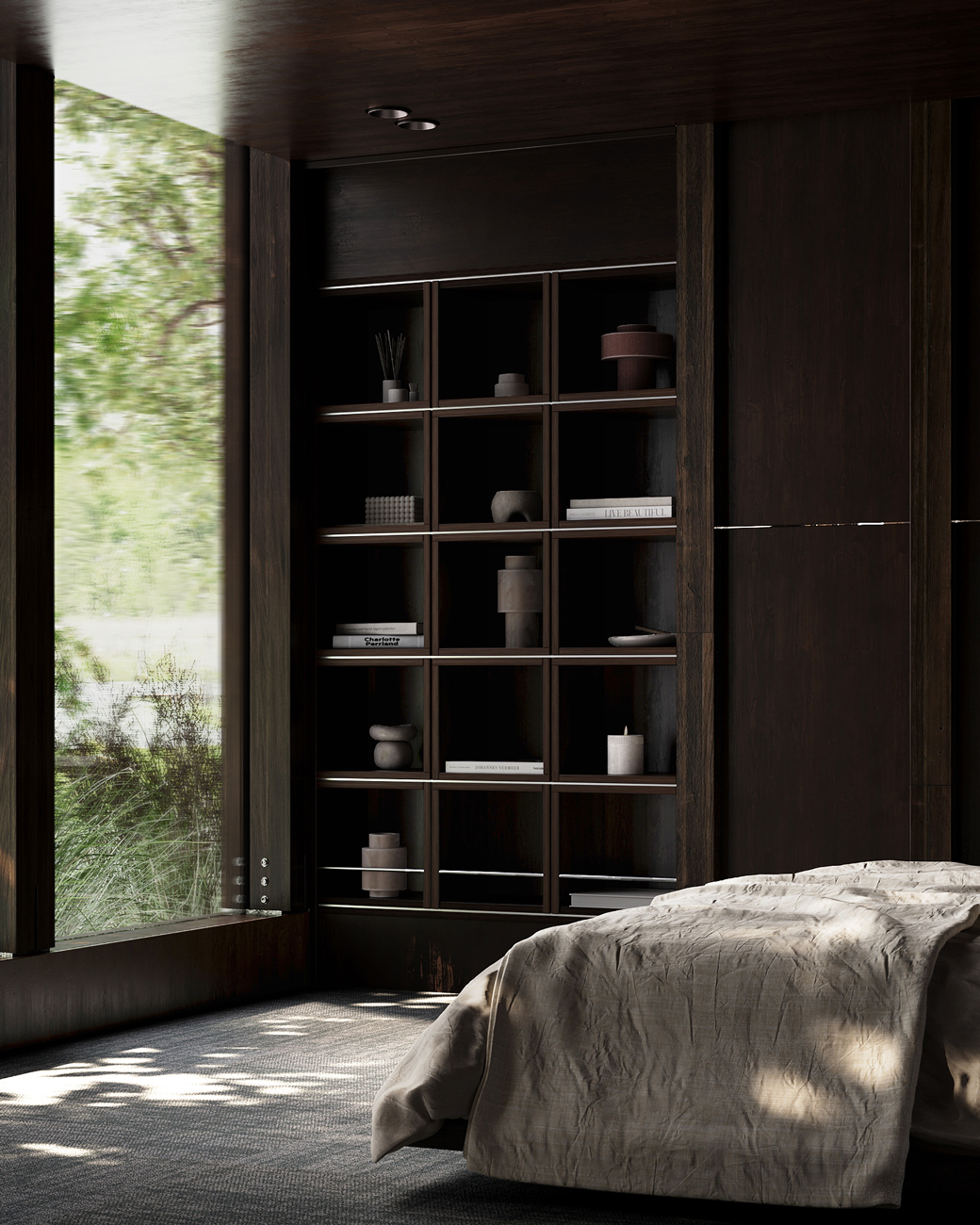 Oblik House Interior Design Bedroom Detail