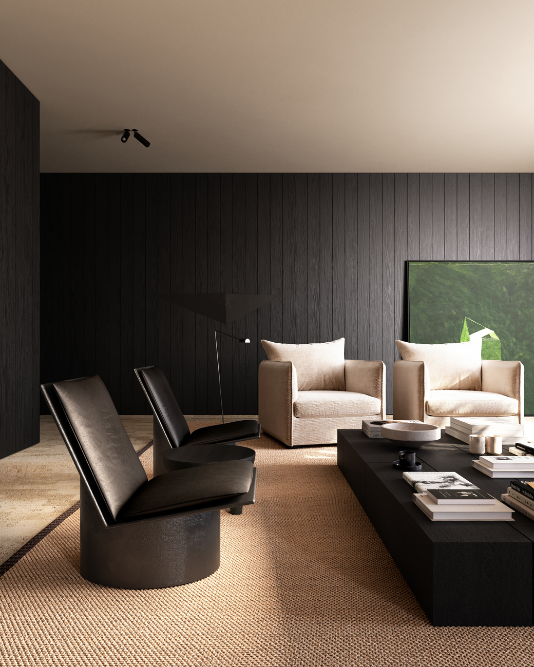 D Residence Interior Design Living Area Atmosphere