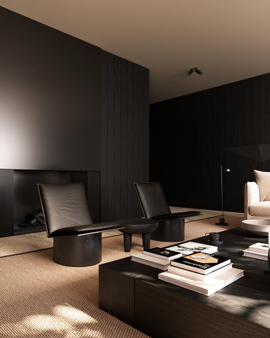 D Residence Interior Design Living Area Detail