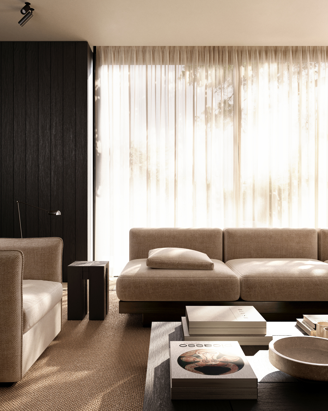 D Residence Interior Design Living Area Detail