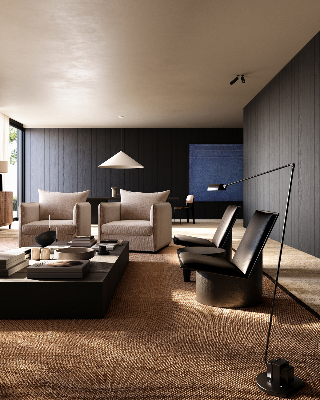 D Residence Interior Design Living Area