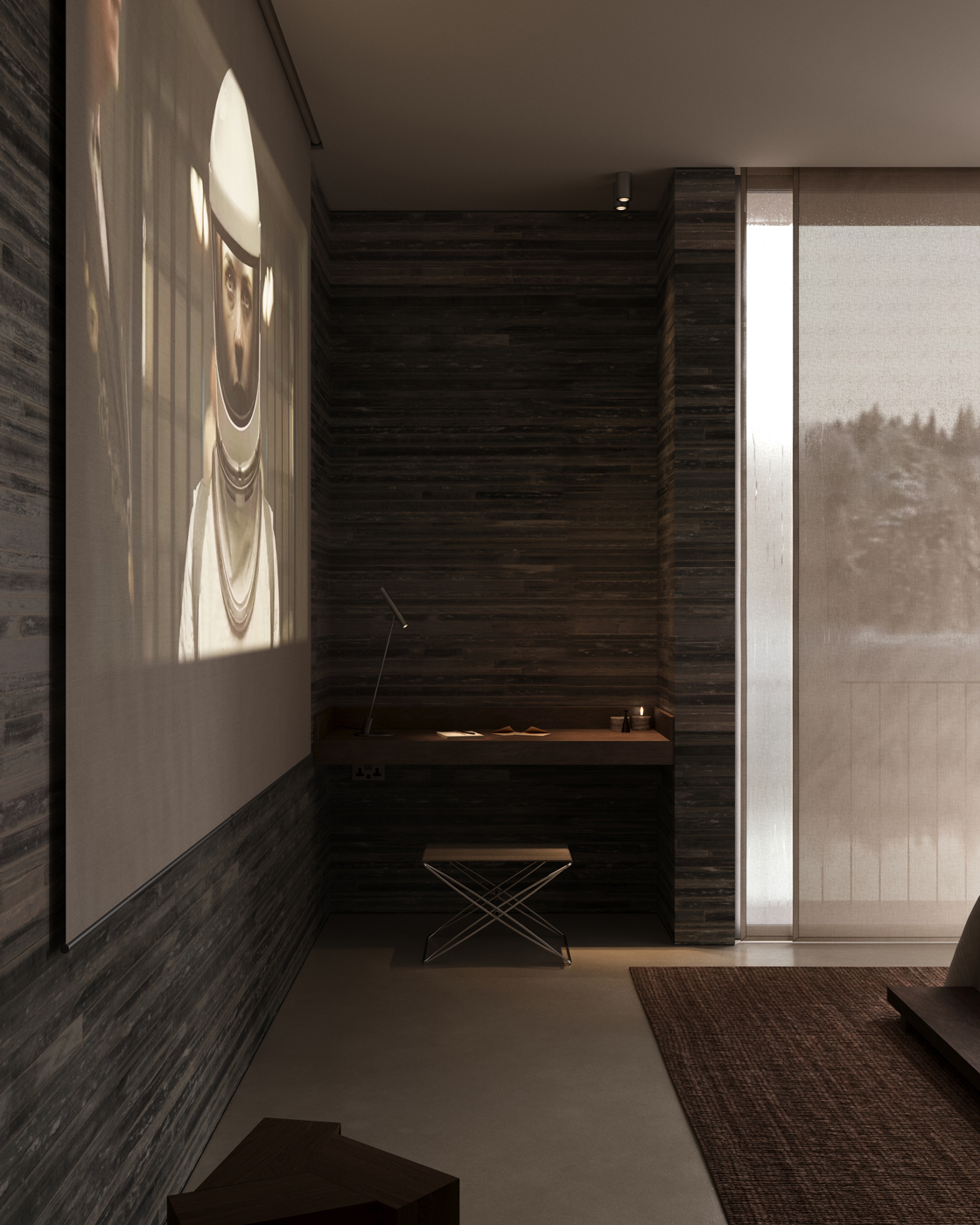 W Residence Interior Design Bedroom Detail