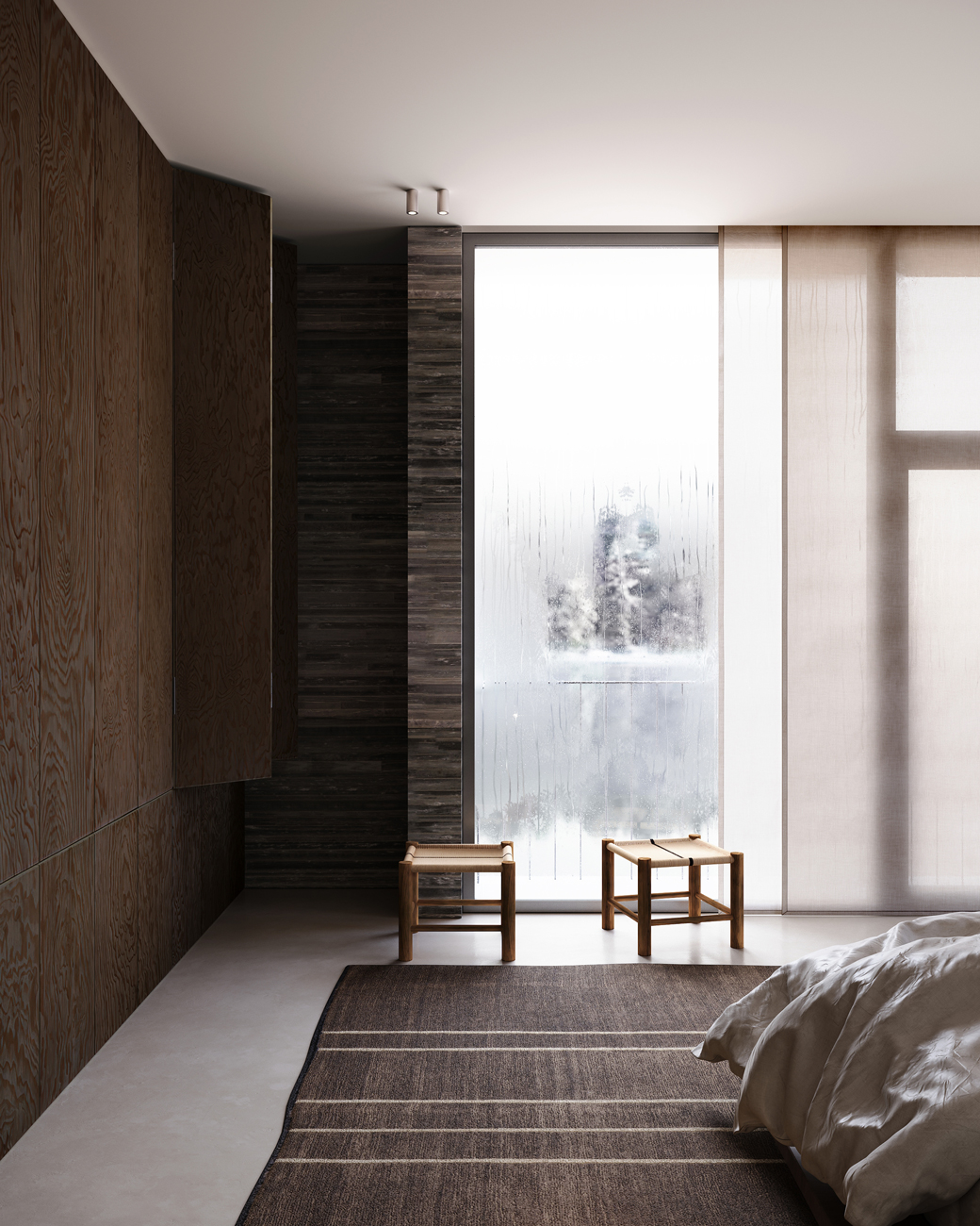 W Residence Interior Design Bedroom Detail