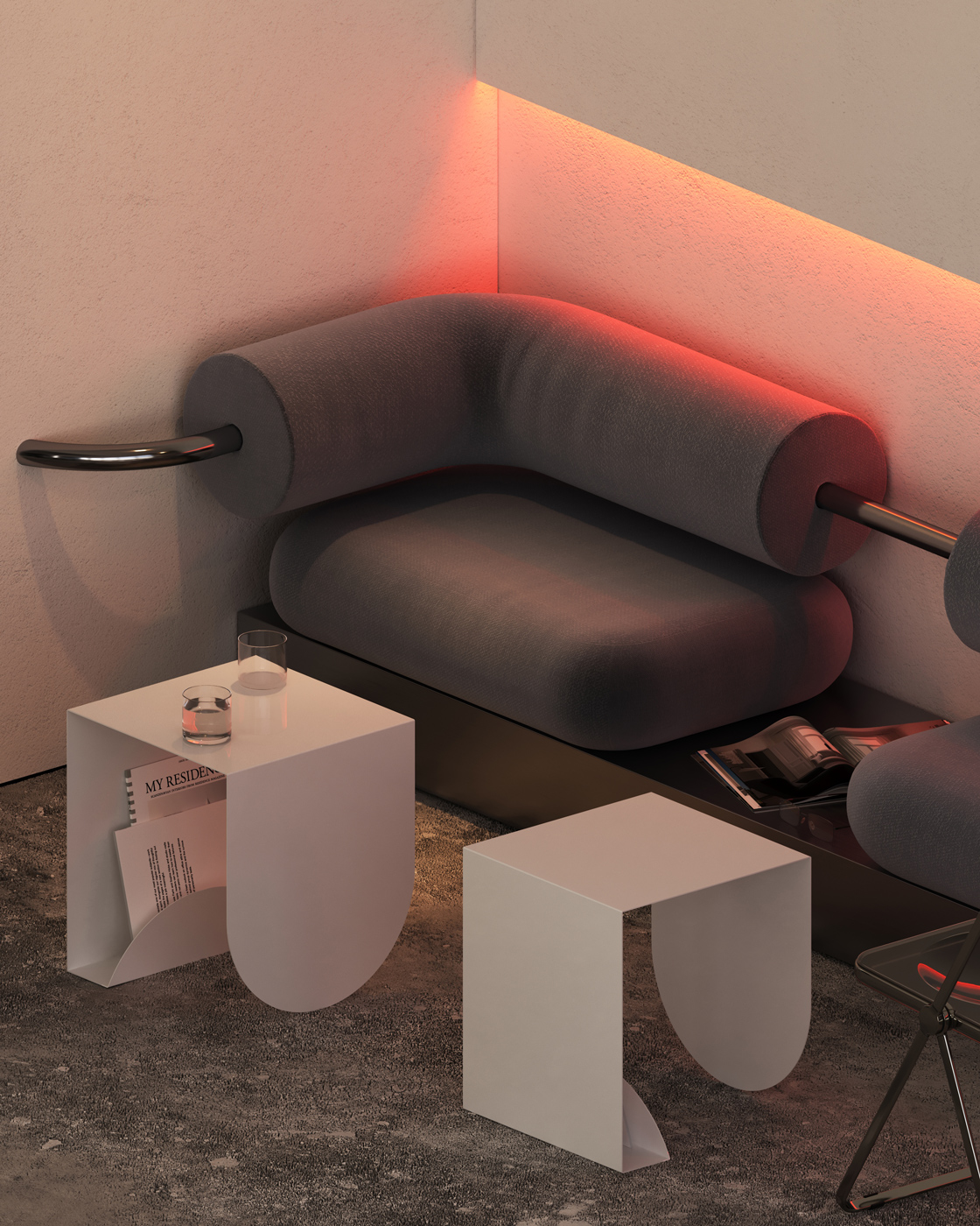 Loop Coffee Shop Interior Design Detail