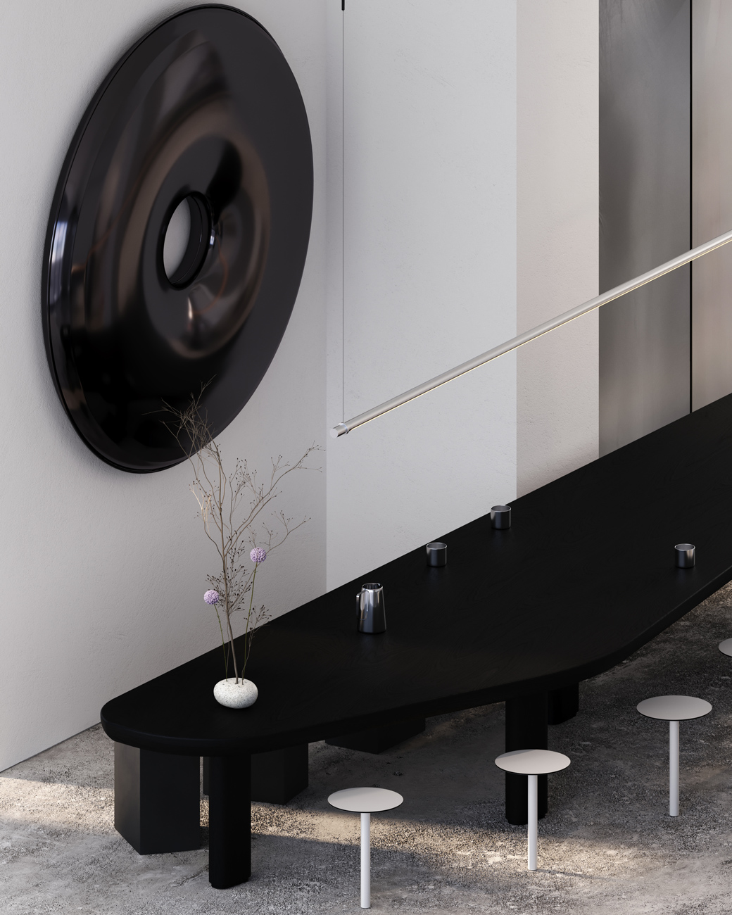 Loop Coffee Shop Interior Design Detail