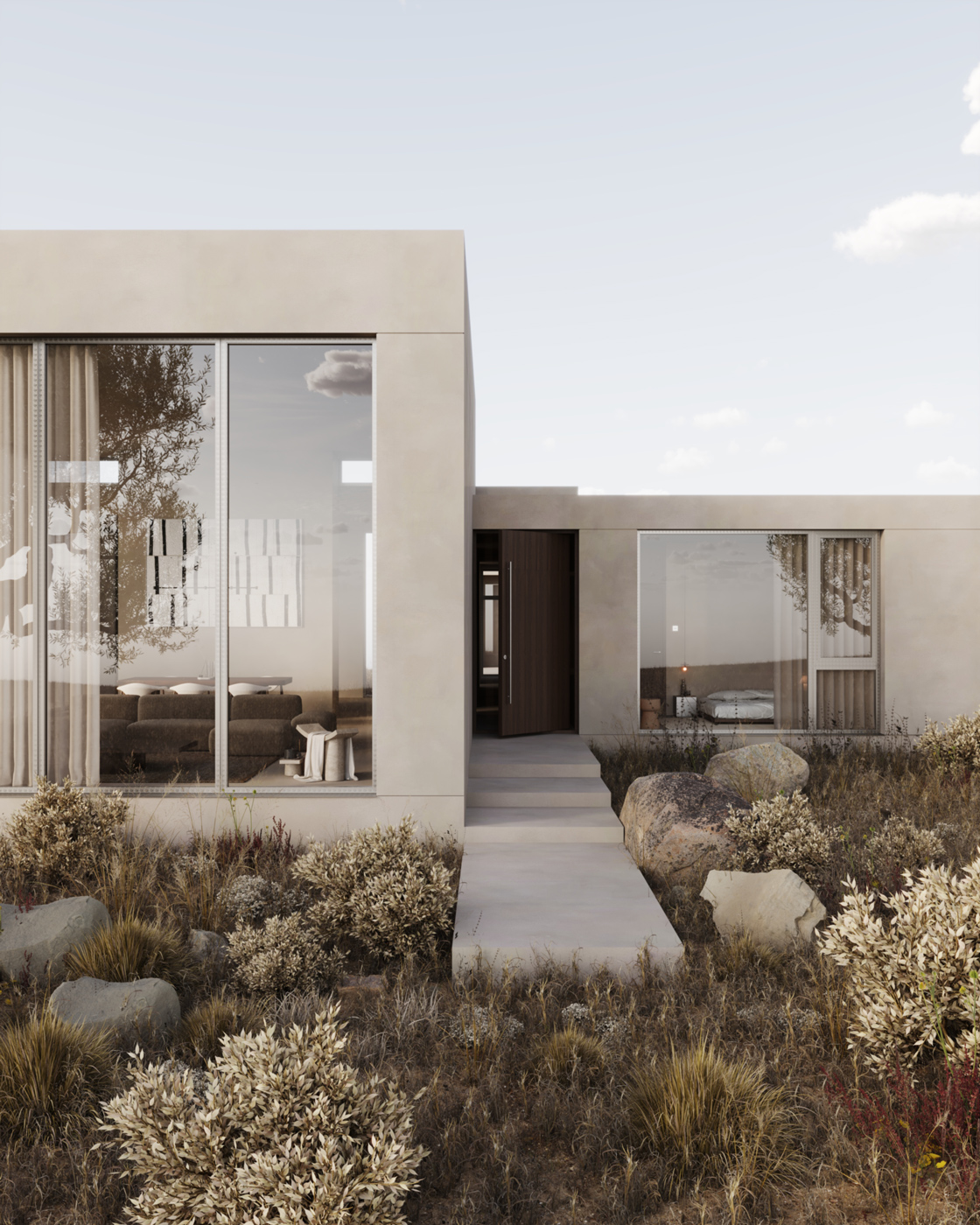 Retreat Villa Architecture Exterior View