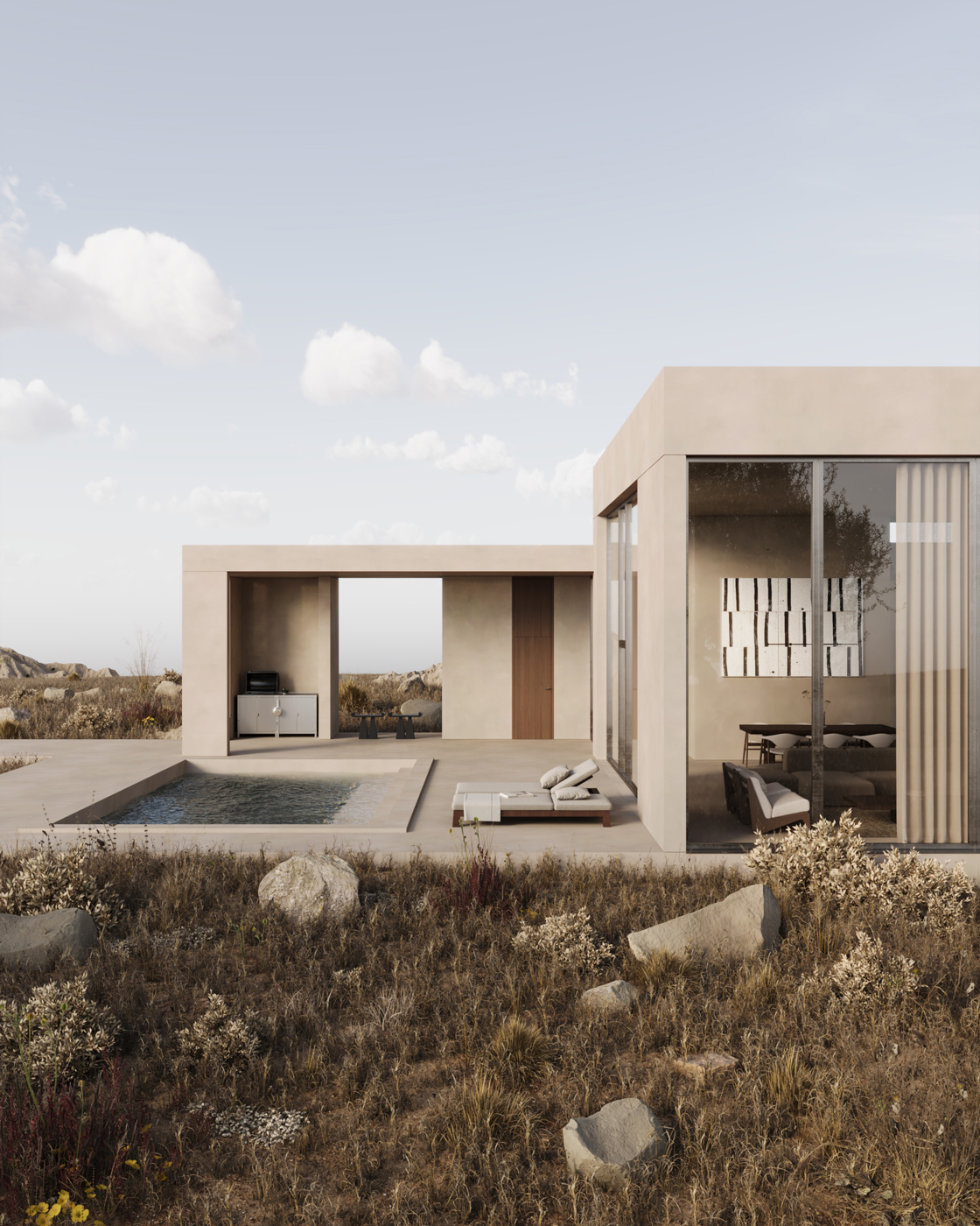 Retreat Villa Architecture Exterior View