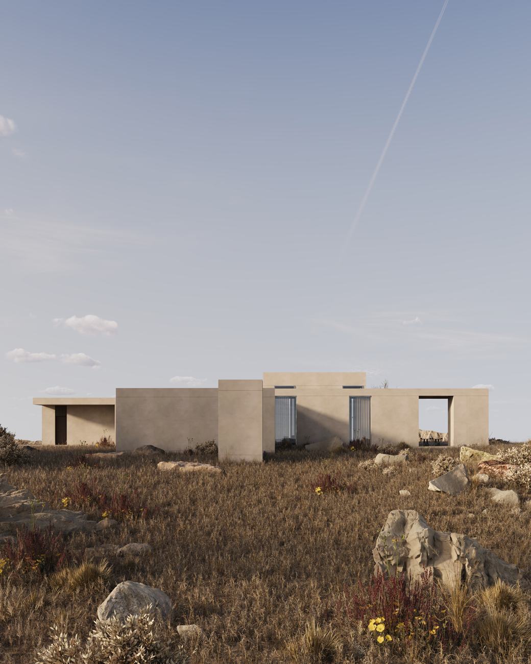 Retreat Villa Architecture Exterior View