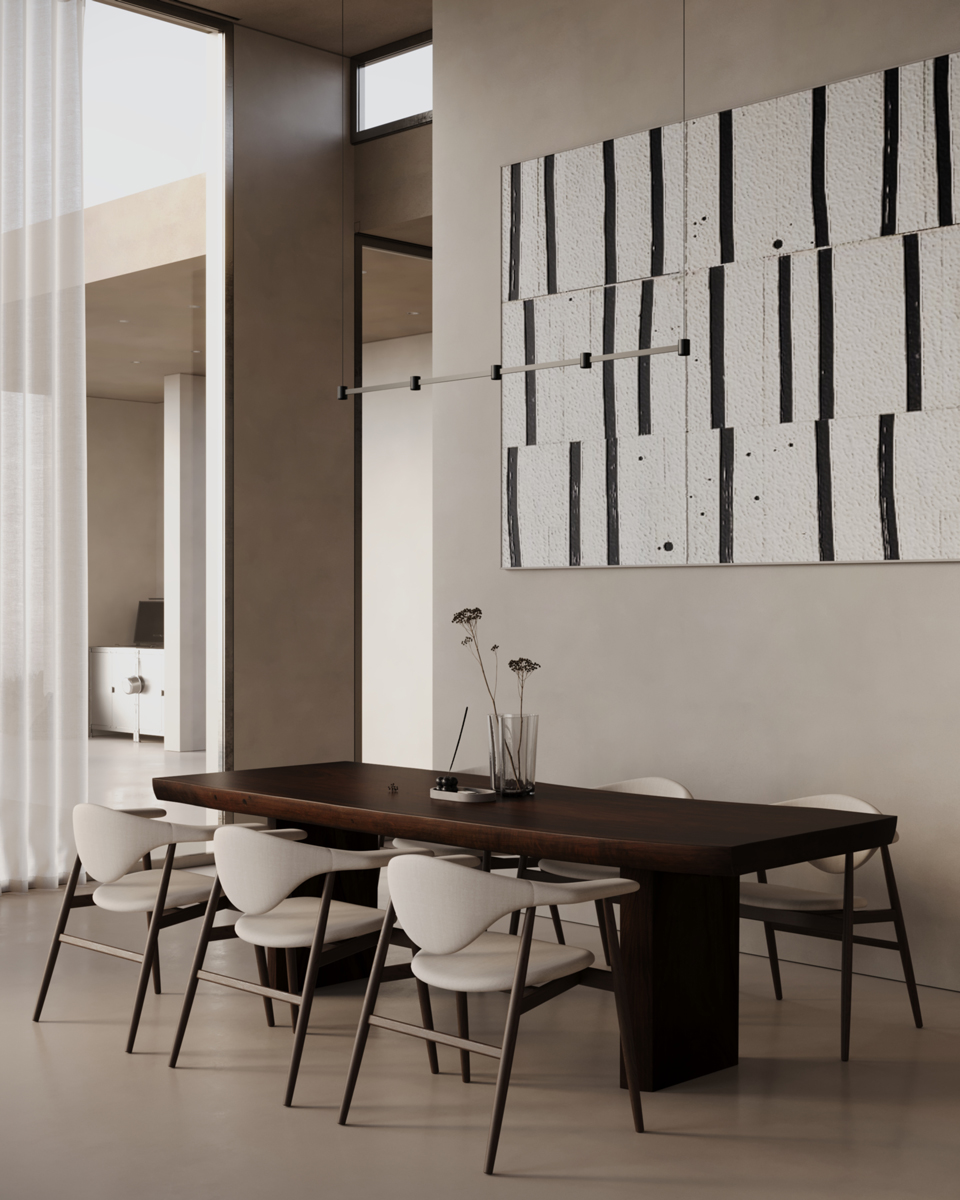 Retreat Villa Interior Design Dining Area