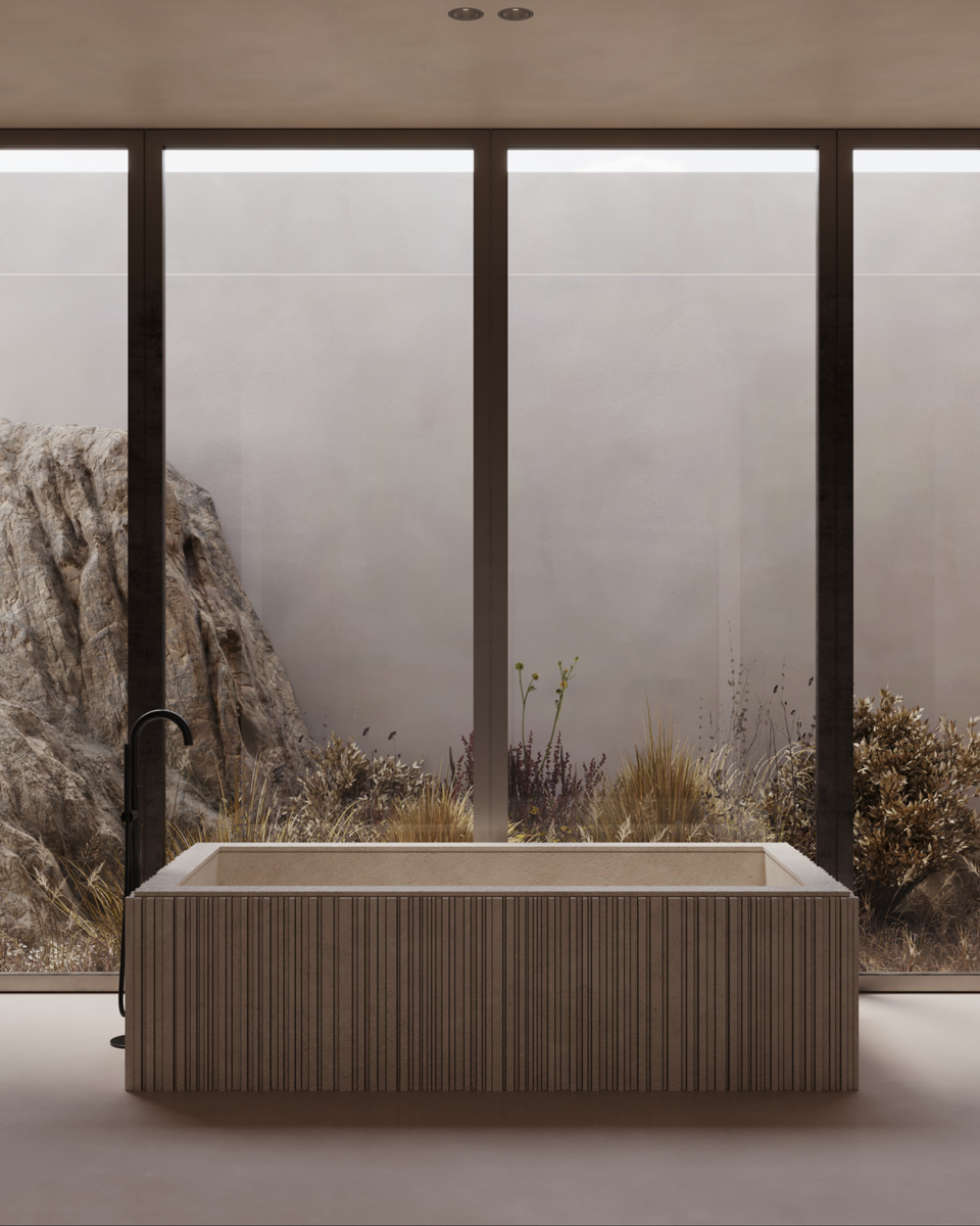 Retreat Villa Interior Design Master Bathroom