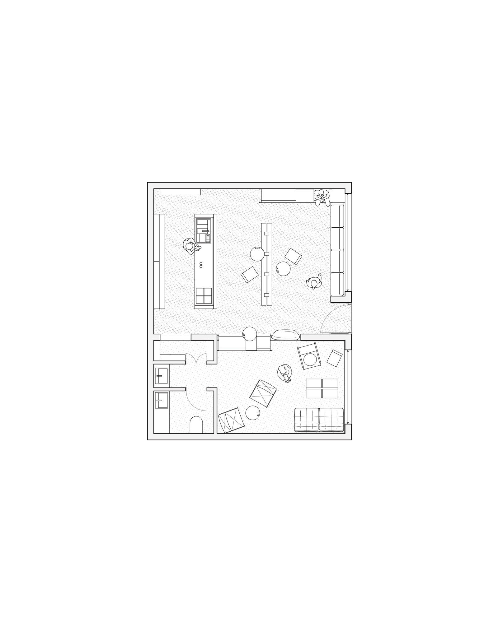 Kage Matcha Bar Floorplan Drawing