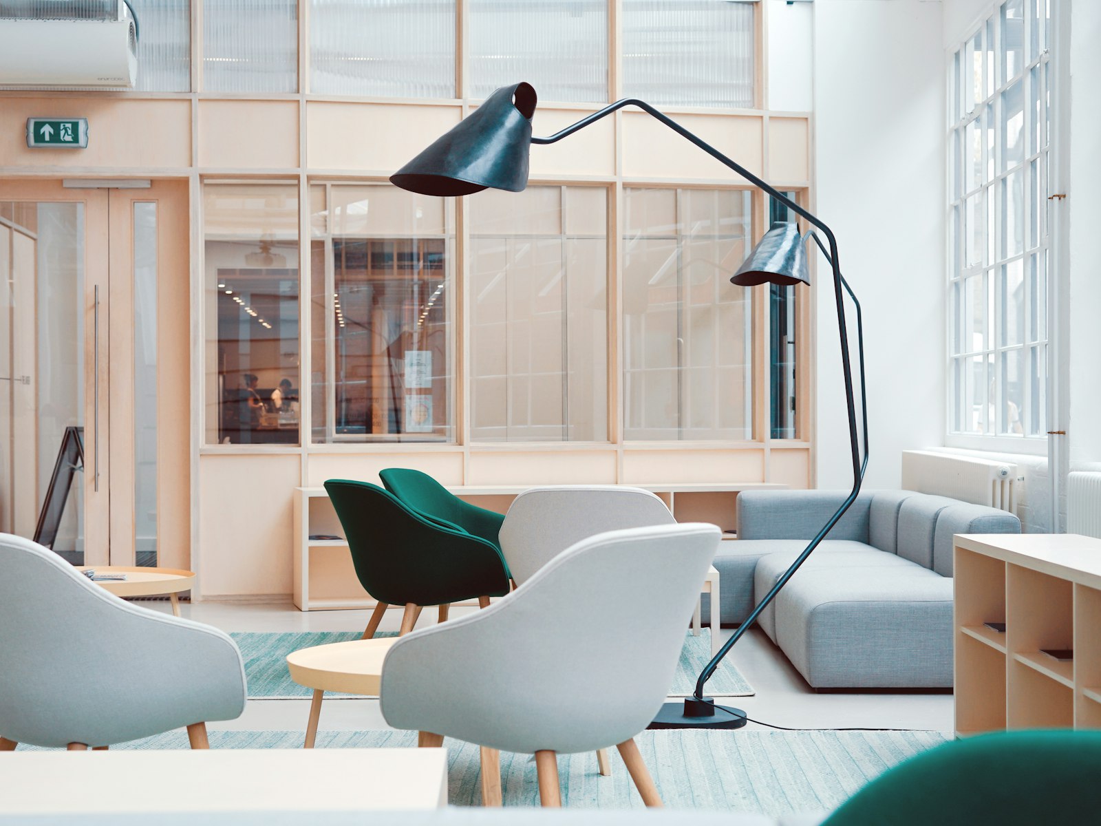 Bright, contemporary living space at Hampton Tower, South Quay Plaza, Canary Wharf
