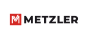Metzler logo with a red square and white M symbol.
