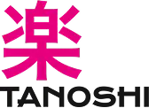 Caractère japonais rose vif signifiant "plaisir" ou "confort" au-dessus du texte "TAIKOSHI" en noir.