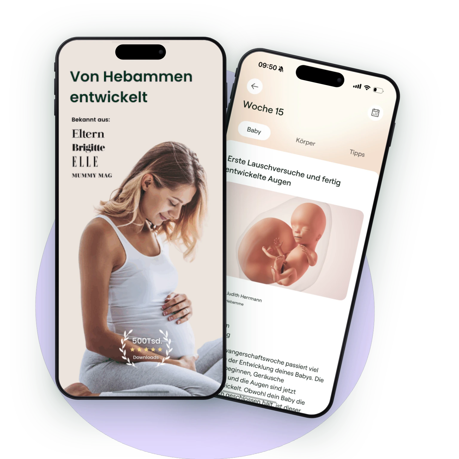 Glimmer App Vorschau