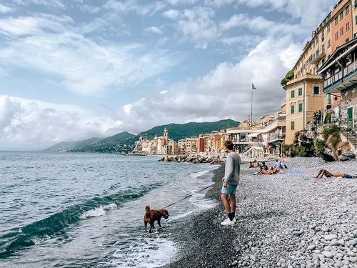 Camogli old harbour, Italian Riviera