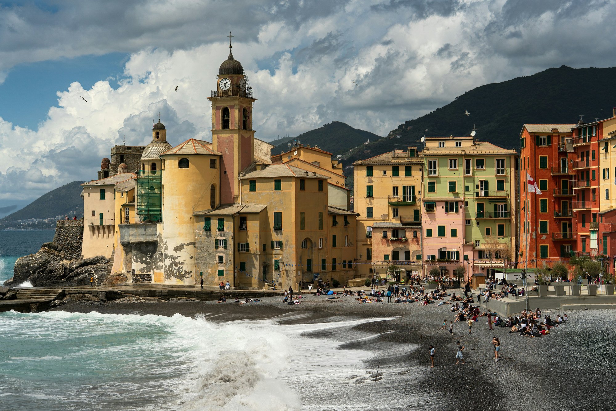 Camogli old harbour, Italian Riviera