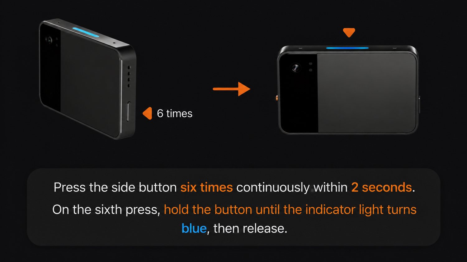 How to reset the LUCI PIN