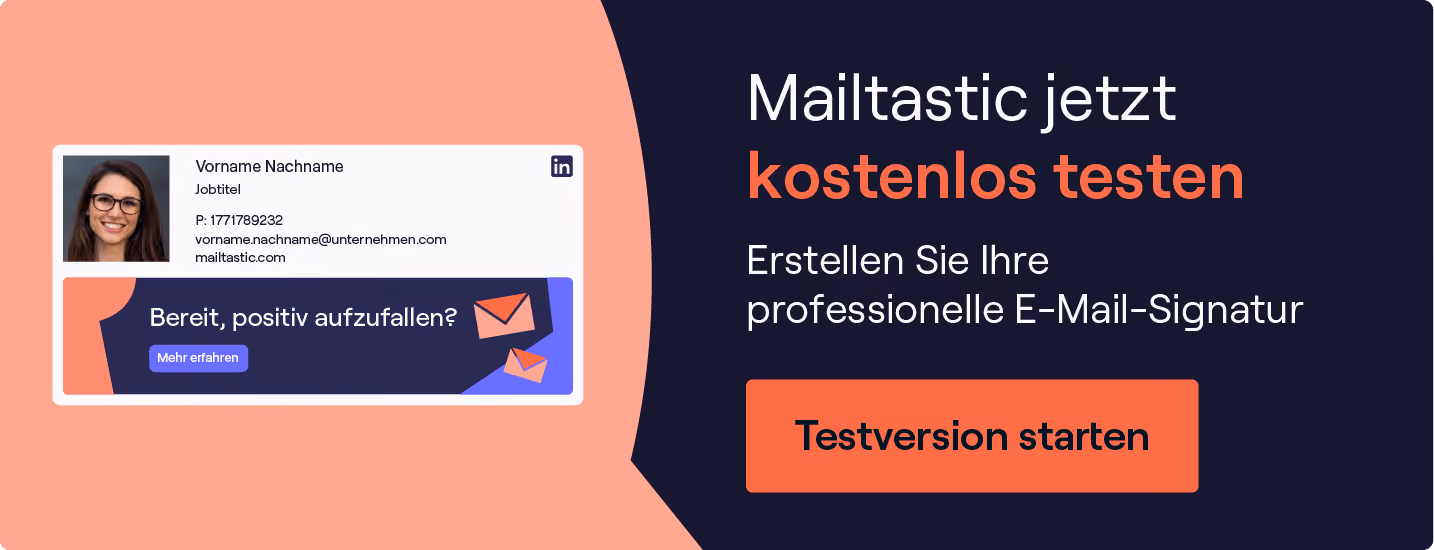 Try Signitic for free CTA_DE