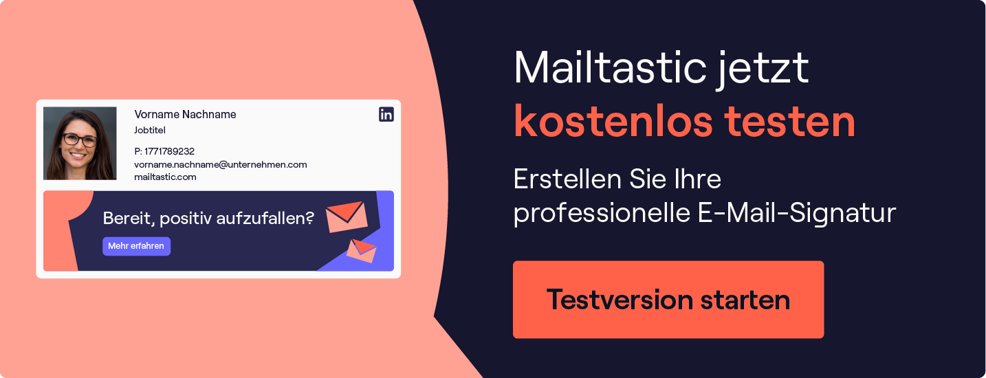 Try Signitic for free CTA_DE