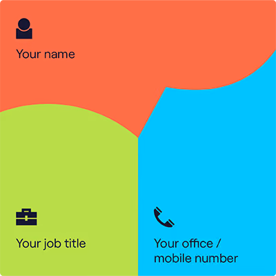 Basic components of a professional email signature