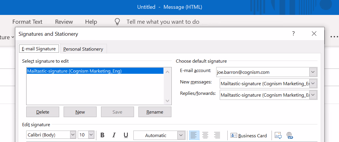 How to add a logo to your email signature