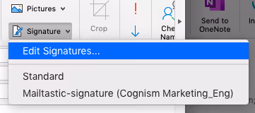 How to add a signature in Outlook