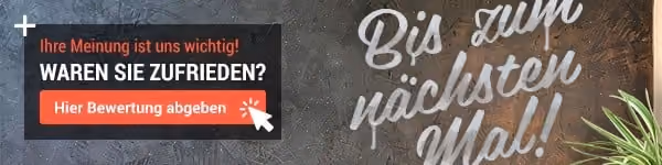 Bewertung Banner E-Mail-Signaturen