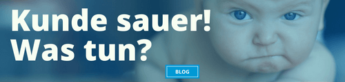 Kunde sauer Kundenservice Banner E-Mail-Signatur