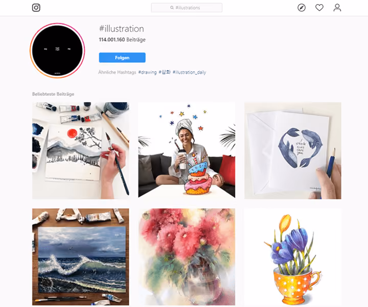 Illustrations Instagram