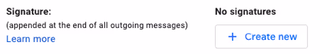 Gmail signature