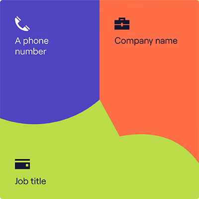 Basic information to include your email signature