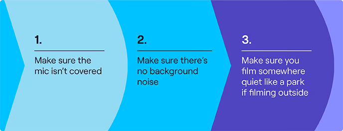 Sound tips for a good video quality