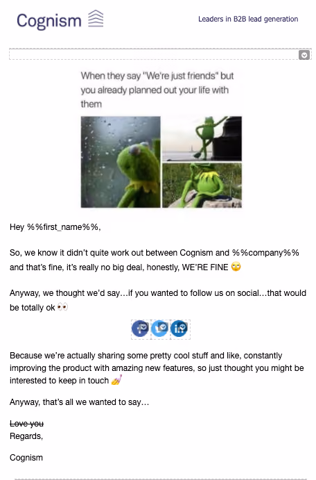 B2B email marketing examples