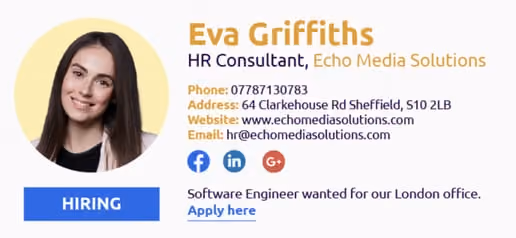 HR Consultant Signature
