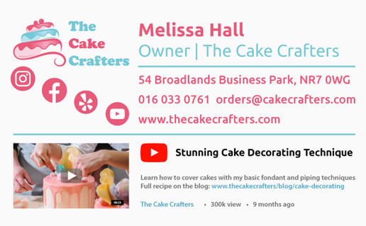 Bakery Owner Email Signature